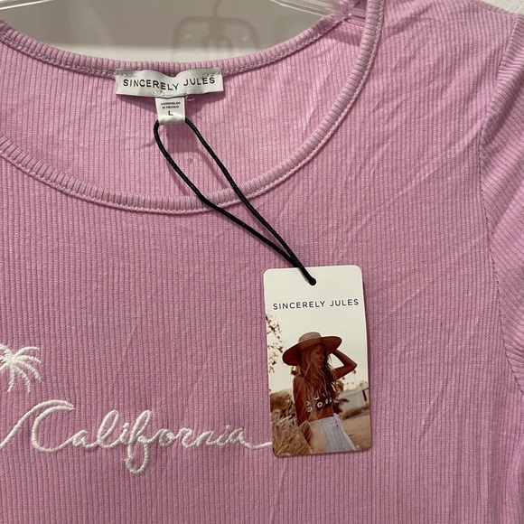 Sincerely Jules California Purple BodyCon Dress / NWT - Picture 4 of 7